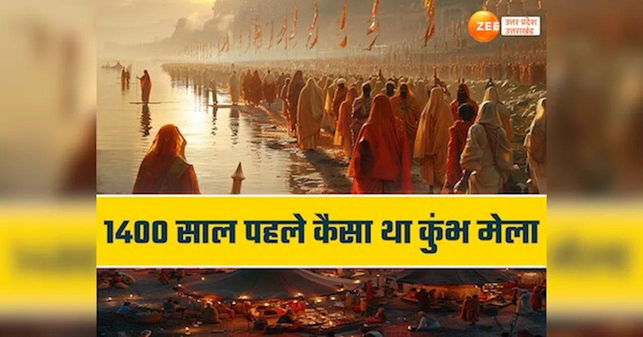 Kumbh Mela: 1400 साल पहले कुंभ मेले का कैसा था नजारा, AI ने दिखाई विहंगम तस्वीरें