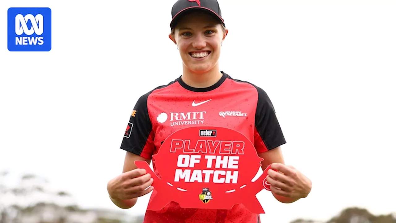 WBBL player Charis Bekker goes from pub to player of the match honours for Melbourne Renegades