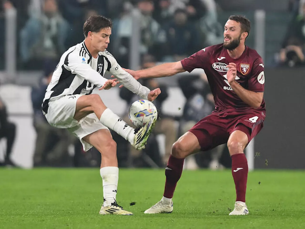 Serie A: Juve-Torino 2-0, Weah e Yildiz. Il derby è ancora dei bianconeri