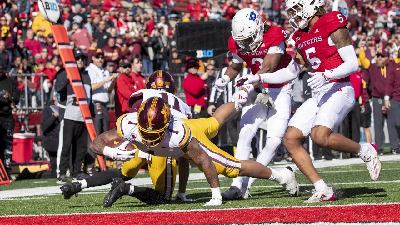 Kaliakmanis throws 3 TD against former mates as Rutgers ends 4-game slide and beats Minnesota 26-19