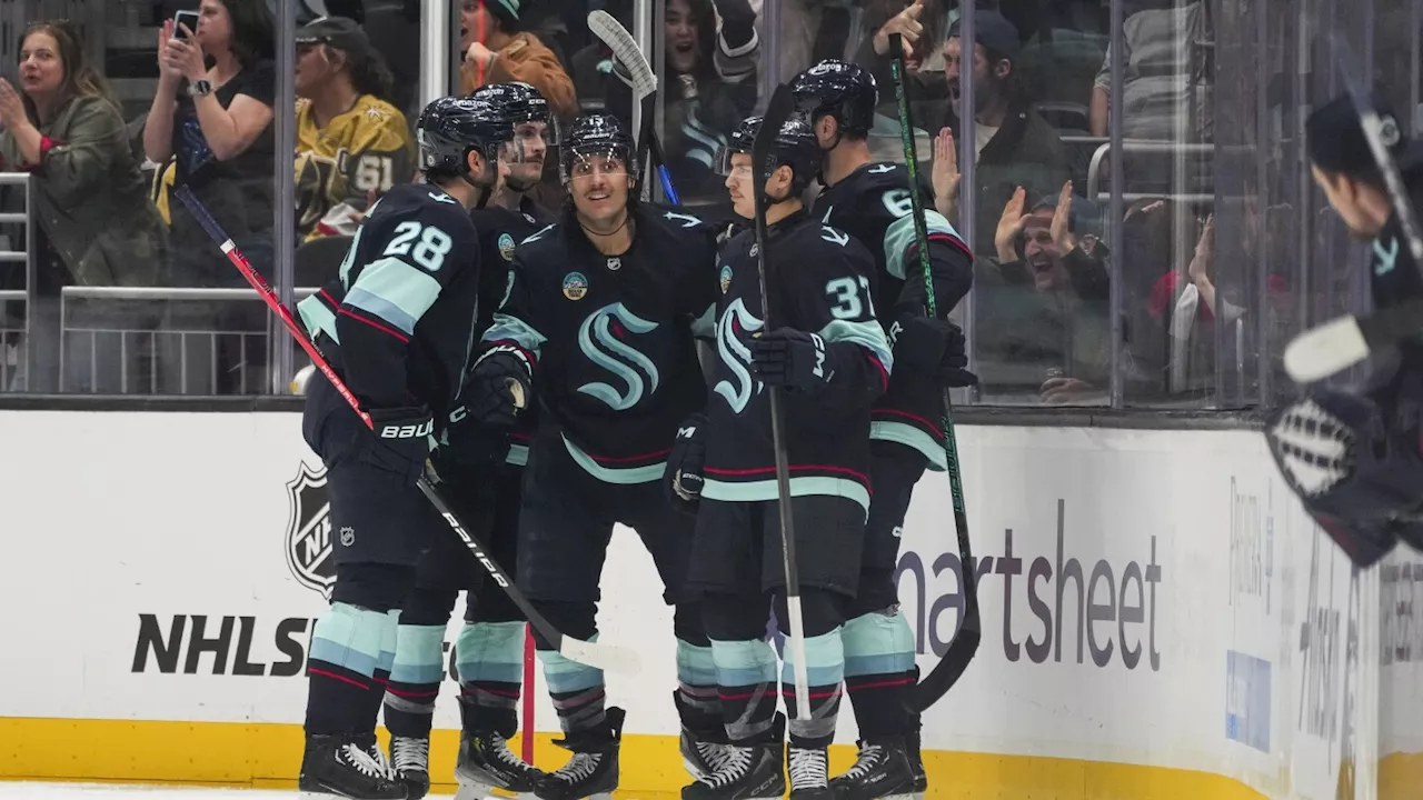 McCann scores in OT as Kraken beat Golden Knights 4-3