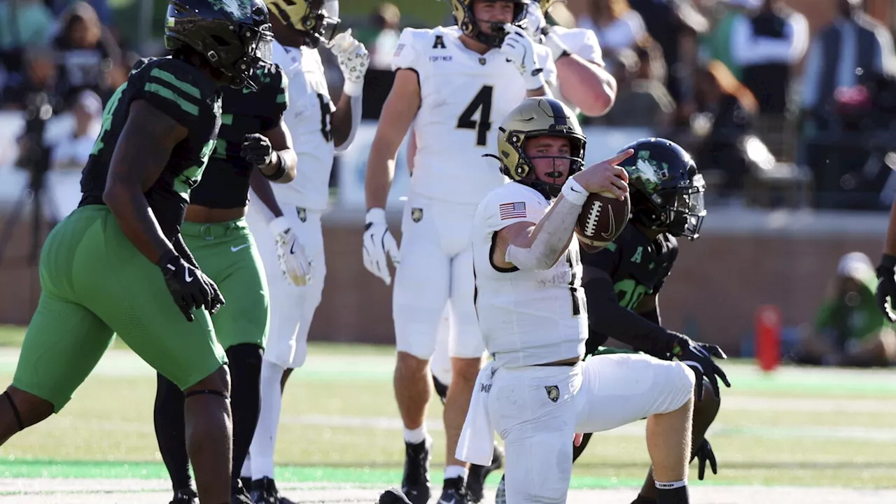 No. 18 Army extends nation's longest winning streak to 13 with 14-3 win over North Texas