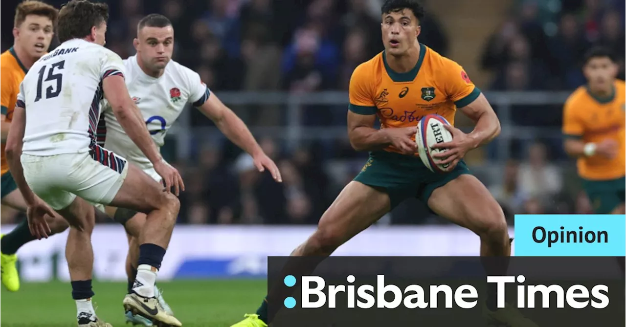 Suaalii stars in a match for the ages as Wallabies stun England