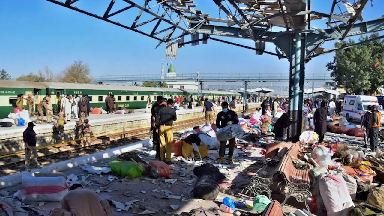 At least 21 killed in Pakistan train station blast, Balochistan militants claim responsibility