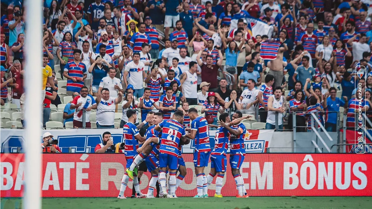 Fortaleza vence Vasco e segue invicto em casa no Brasileirão