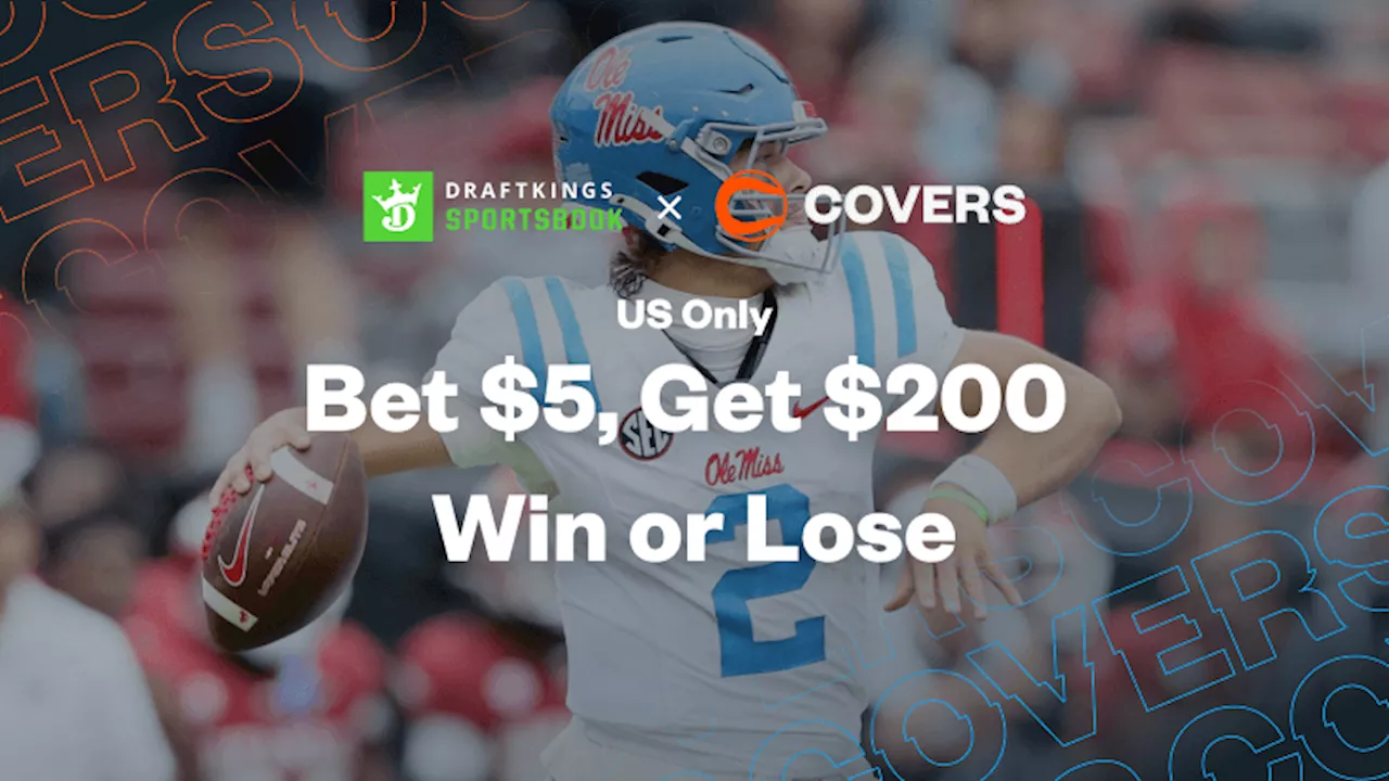 DraftKings Promo Code: Bet $5, Get $200, Win or Lose for Mississippi vs Georgia