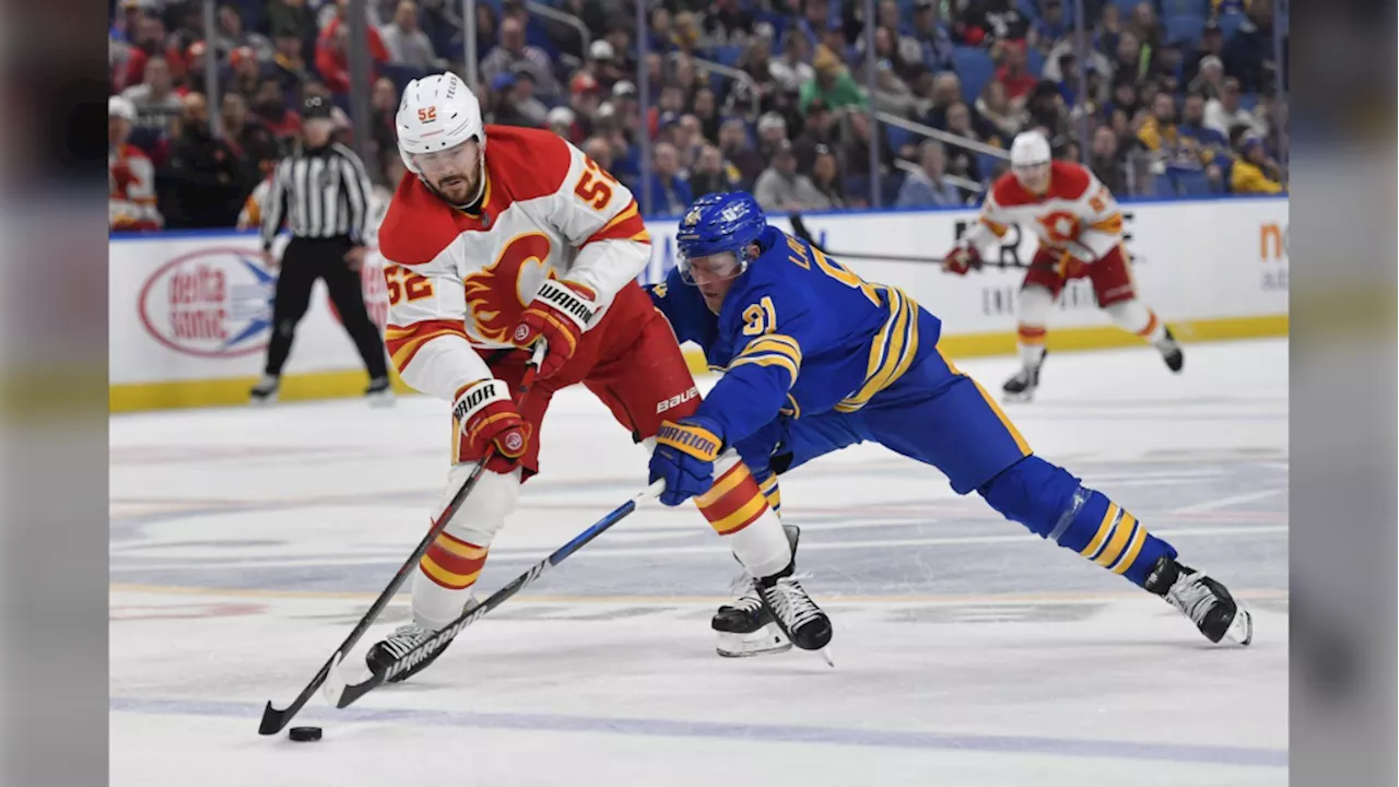 Peterka scores lone shootout goal in the Buffalo Sabres' 3-2 win over the Calgary Flames