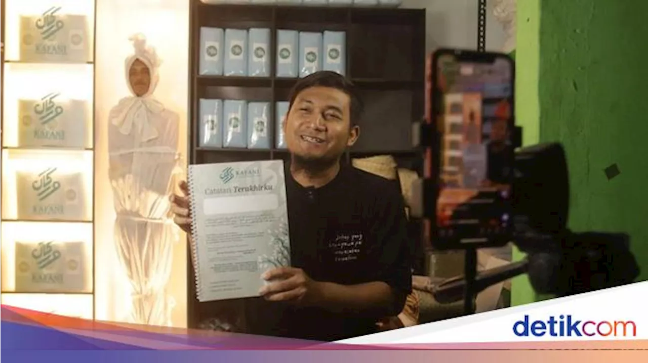 Jualan Kain Kafan Jadi Viral Berkat Live TikTok