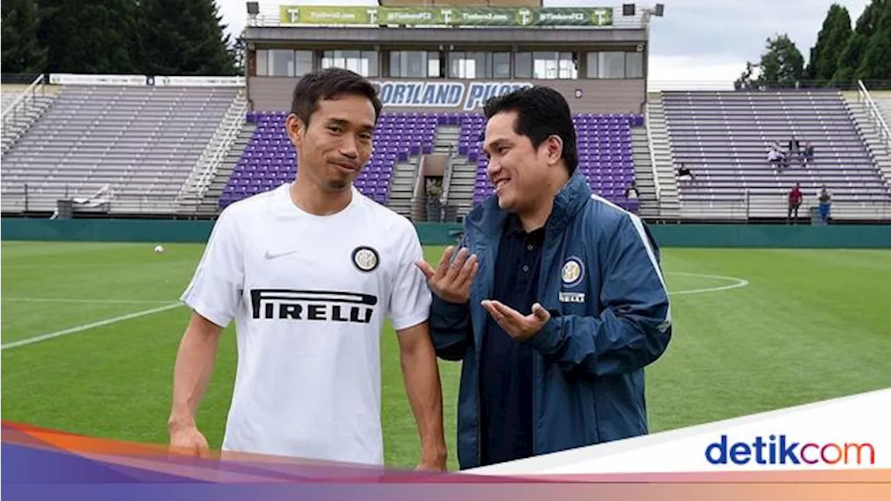 Indonesia Vs Jepang: Reuni Erick Thohir dengan Yuto Nagatomo