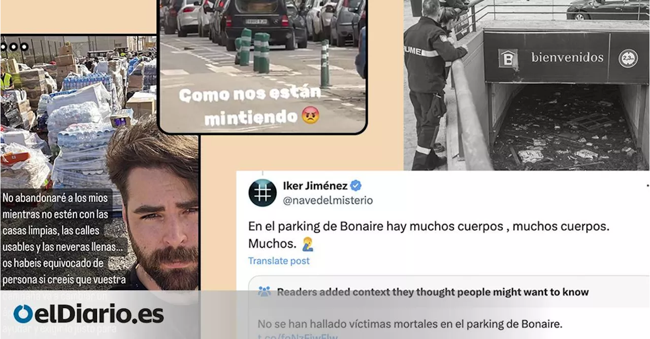 Entre bulos y 'selfies': los 'influencers' ultras quieren erigirse en los héroes de la DANA