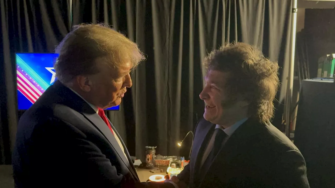 Aplausos, sintonía ideológica y un viaje a Mar-a-Lago: la visita de Javier Milei a Donald Trump