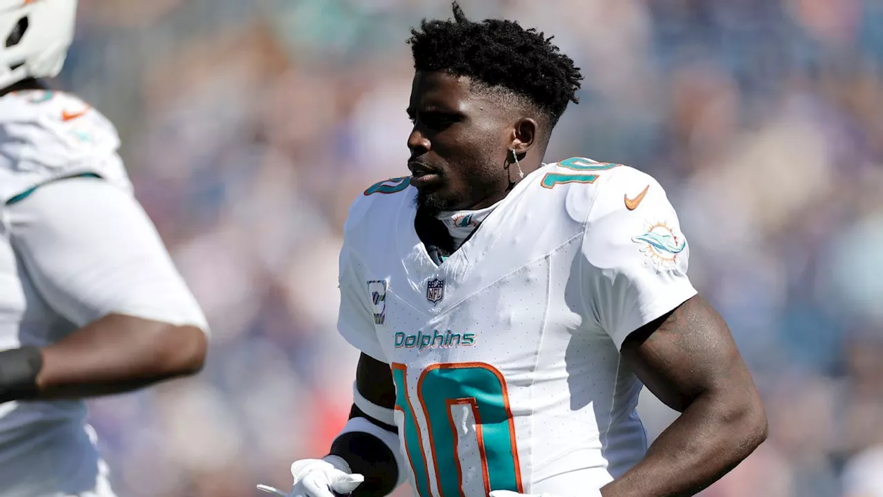 Dolphins' Tyreek Hill 'doing everything possible' to play vs. Rams