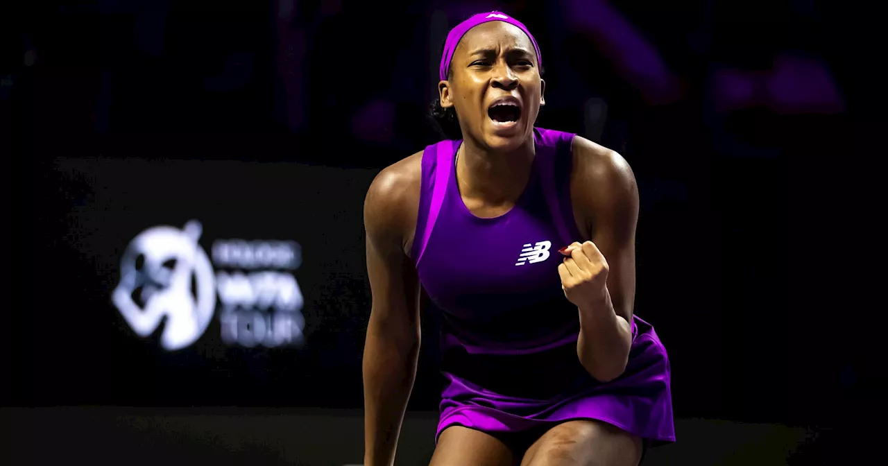 Coco Gauff remporte le Masters en renversant Qinwen Zheng en finale (3-6, 6-4, 7-6)