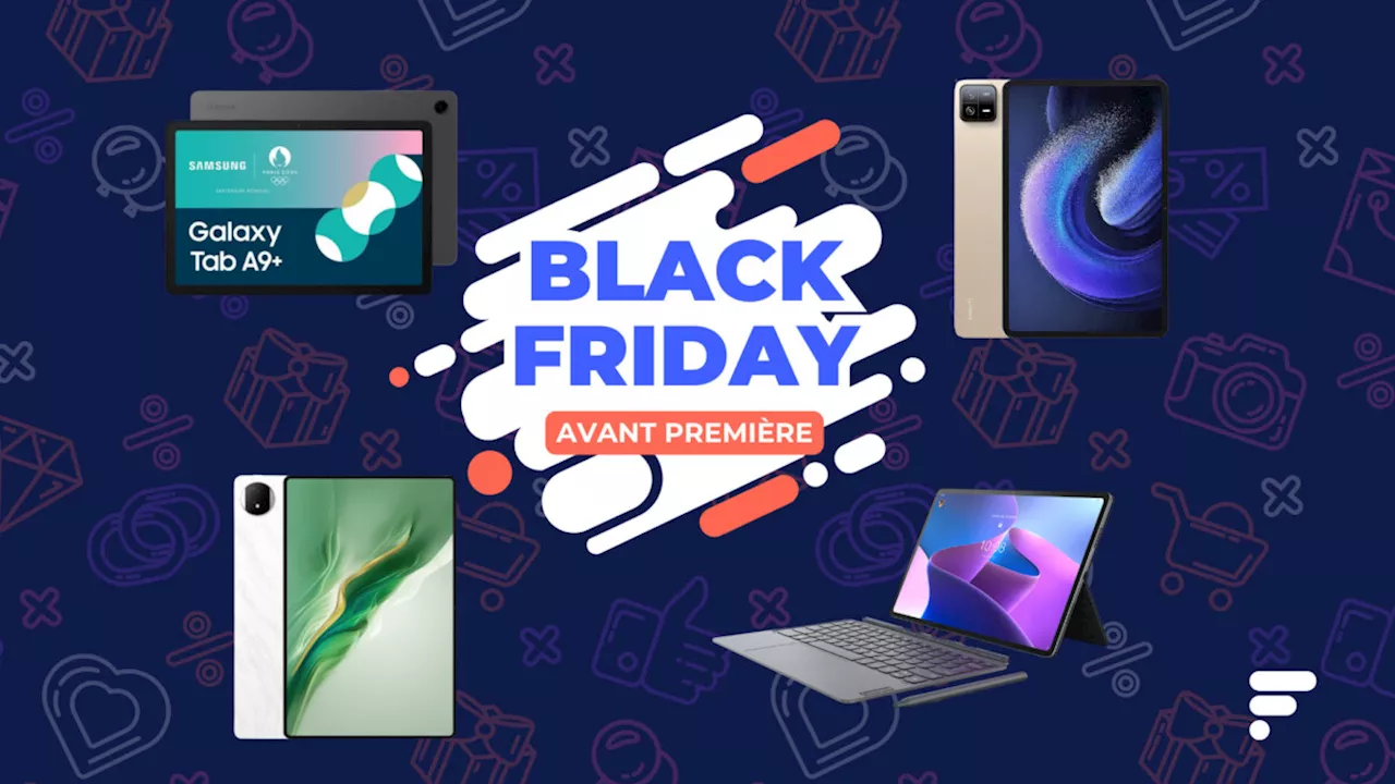 Les tablettes Samsung, Xiaomi et Honor profitent déjà des prix bas en ce pré-Black Friday