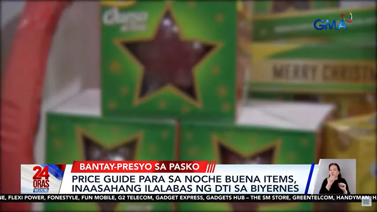 Buy Noche Buena items early - supermarket group