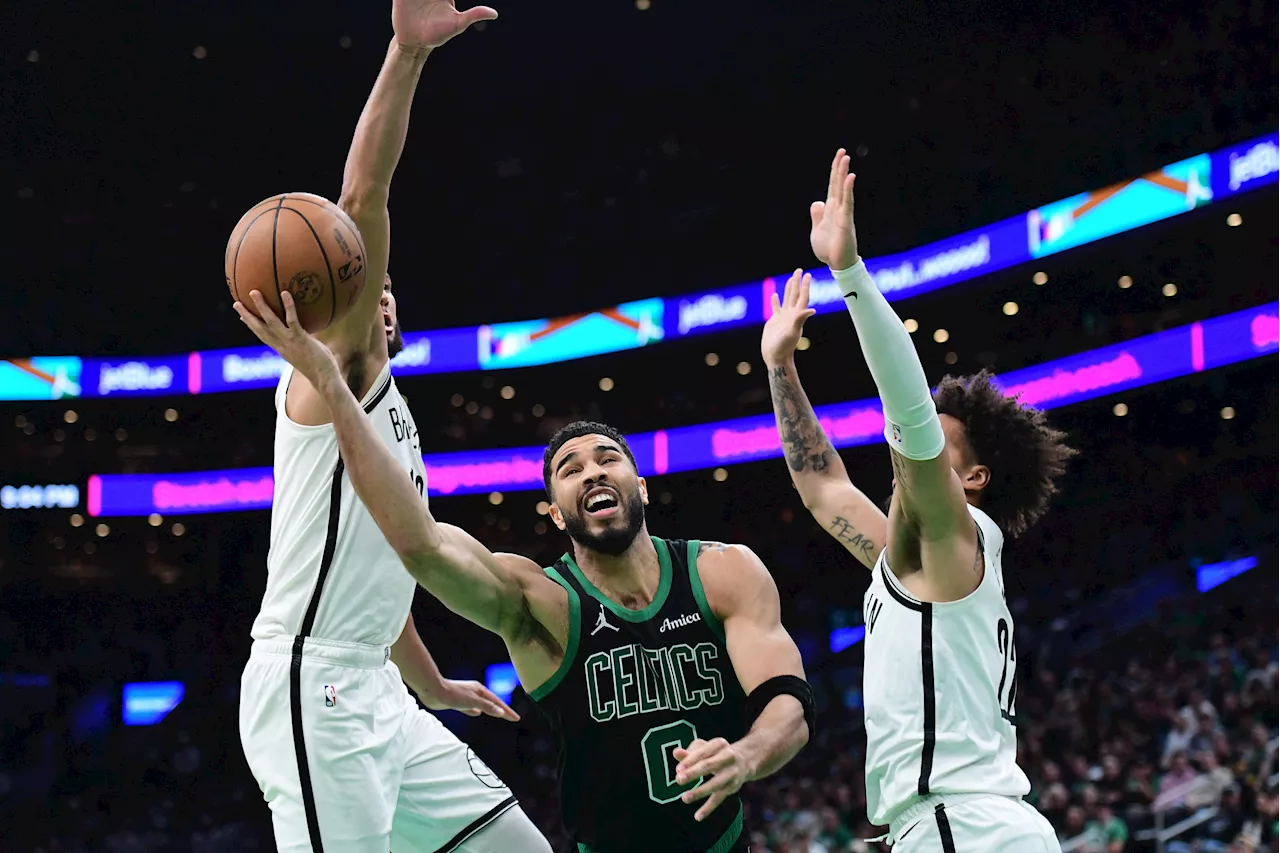 NBA: Jayson Tatum's 33 points help Celtics rally past Nets in OT