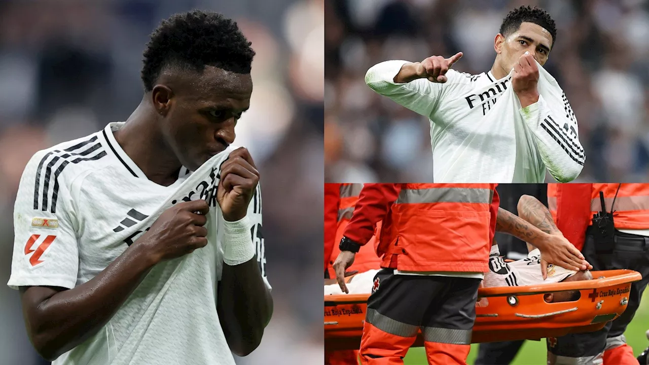 Real Madrid player ratings vs Osasuna: Unstoppable Vinicius Junior bags hat-trick as Jude Bellingham finally joins the party, but injuries could derail Los Blancos