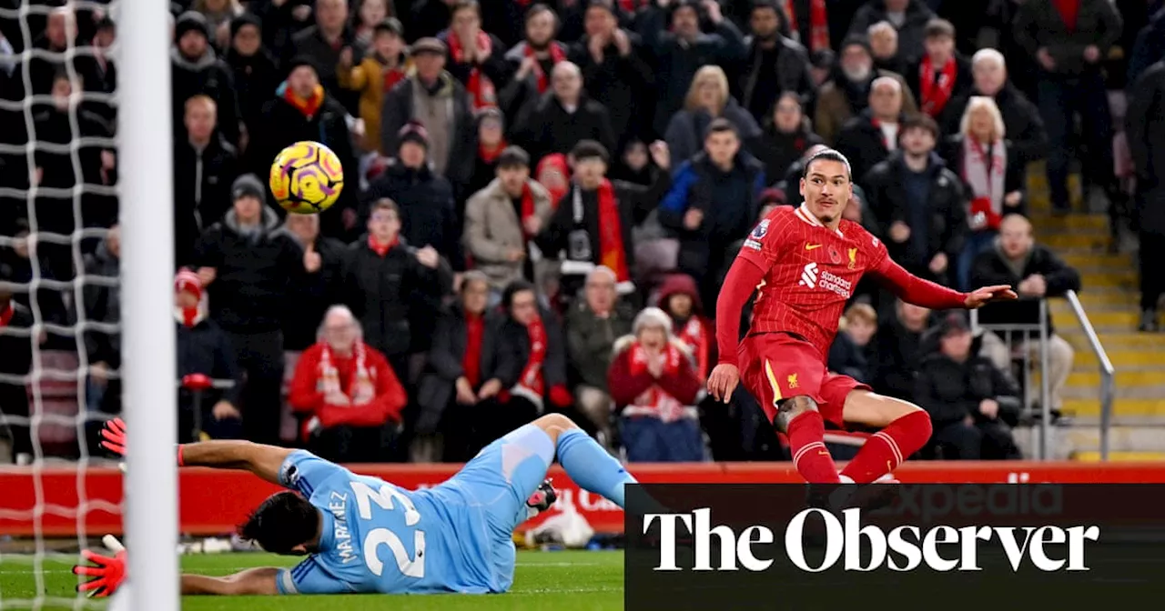 Liverpool move five points clear after Núñez and Salah sink Aston Villa