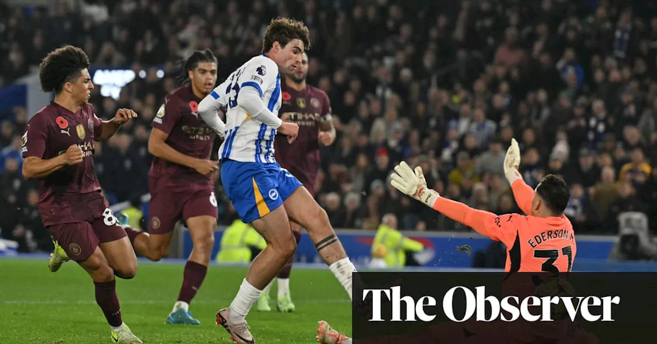 Manchester City losing streak goes on as Brighton pull off comeback win