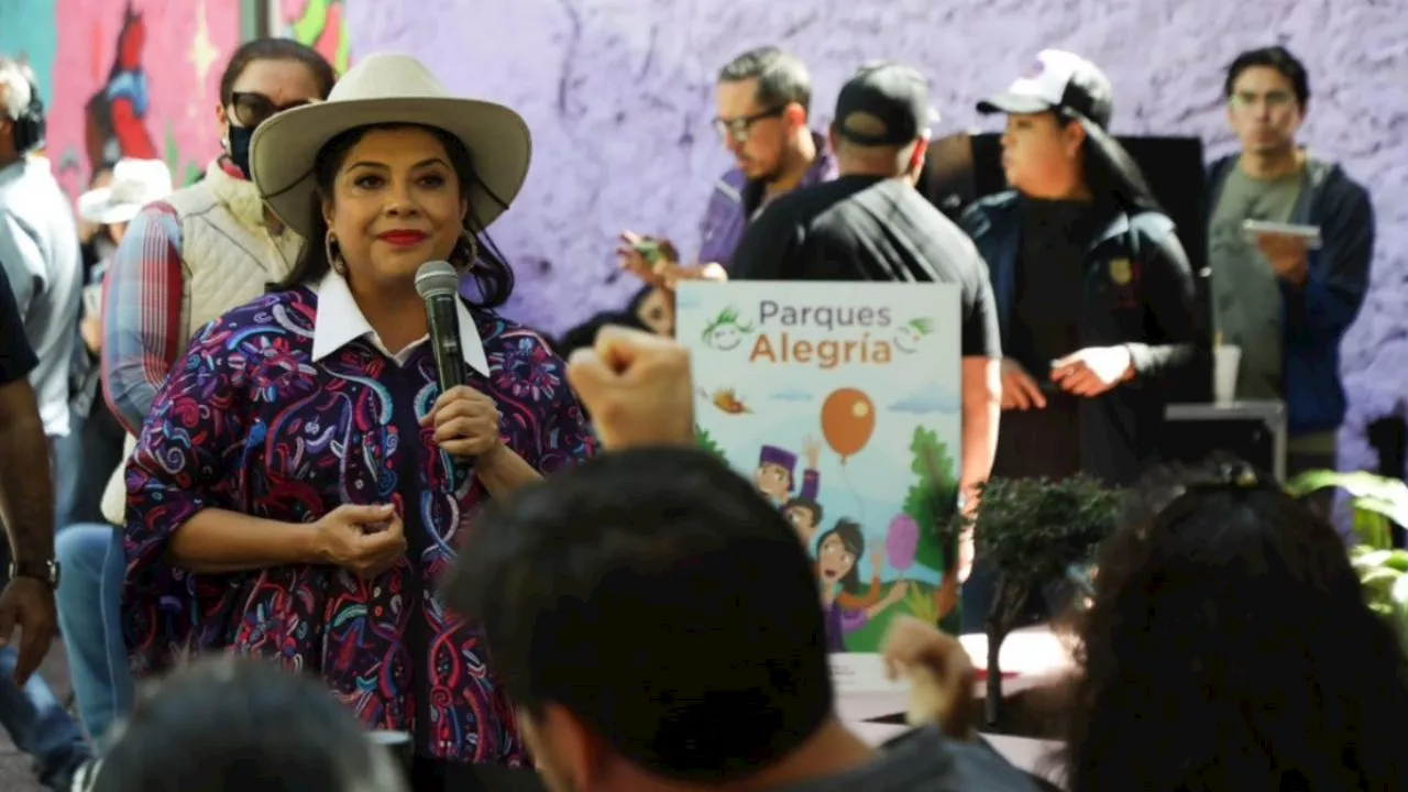 Clara Brugada encabeza entrega de mejoras en parque Cri-Cri en la alcaldía Magdalena Contreras