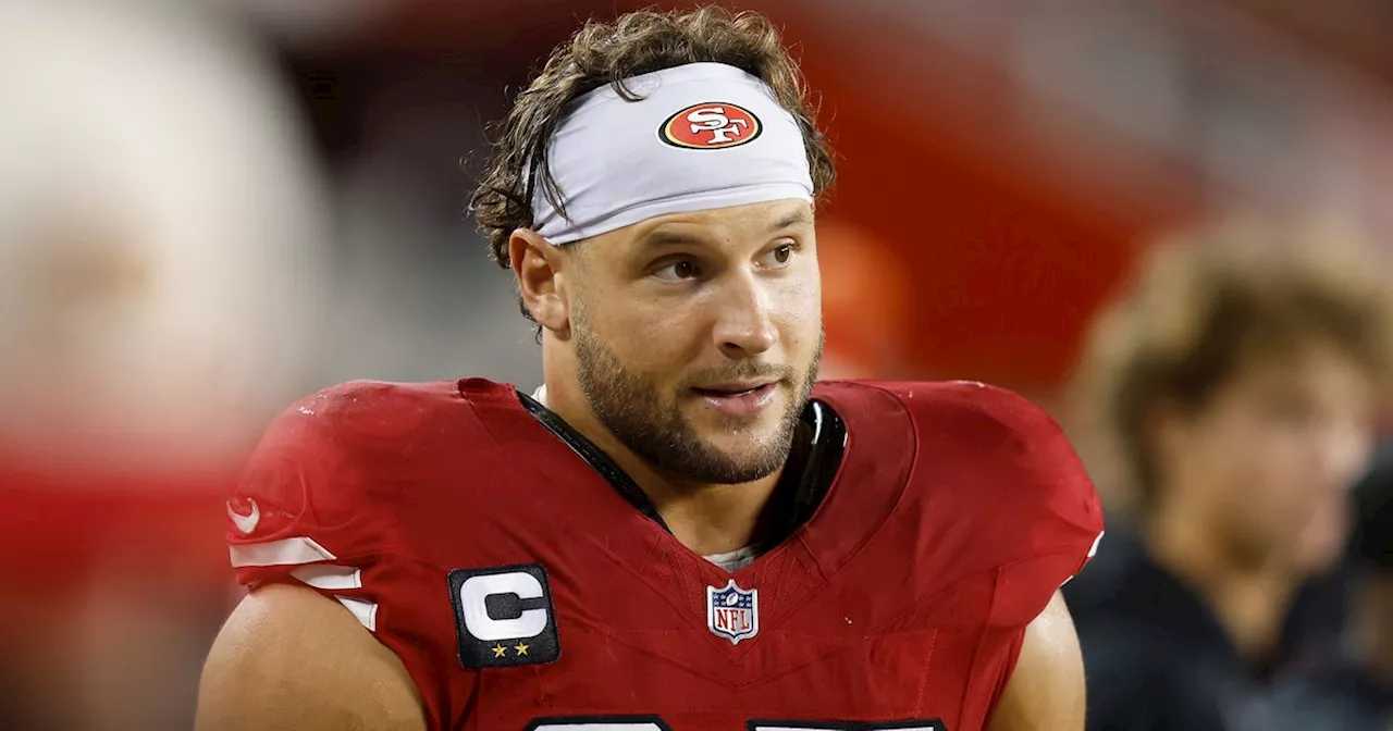 49ers Star Nick Bosa Gets Fined By The NFL For His MAGA Hat, AP Source Says