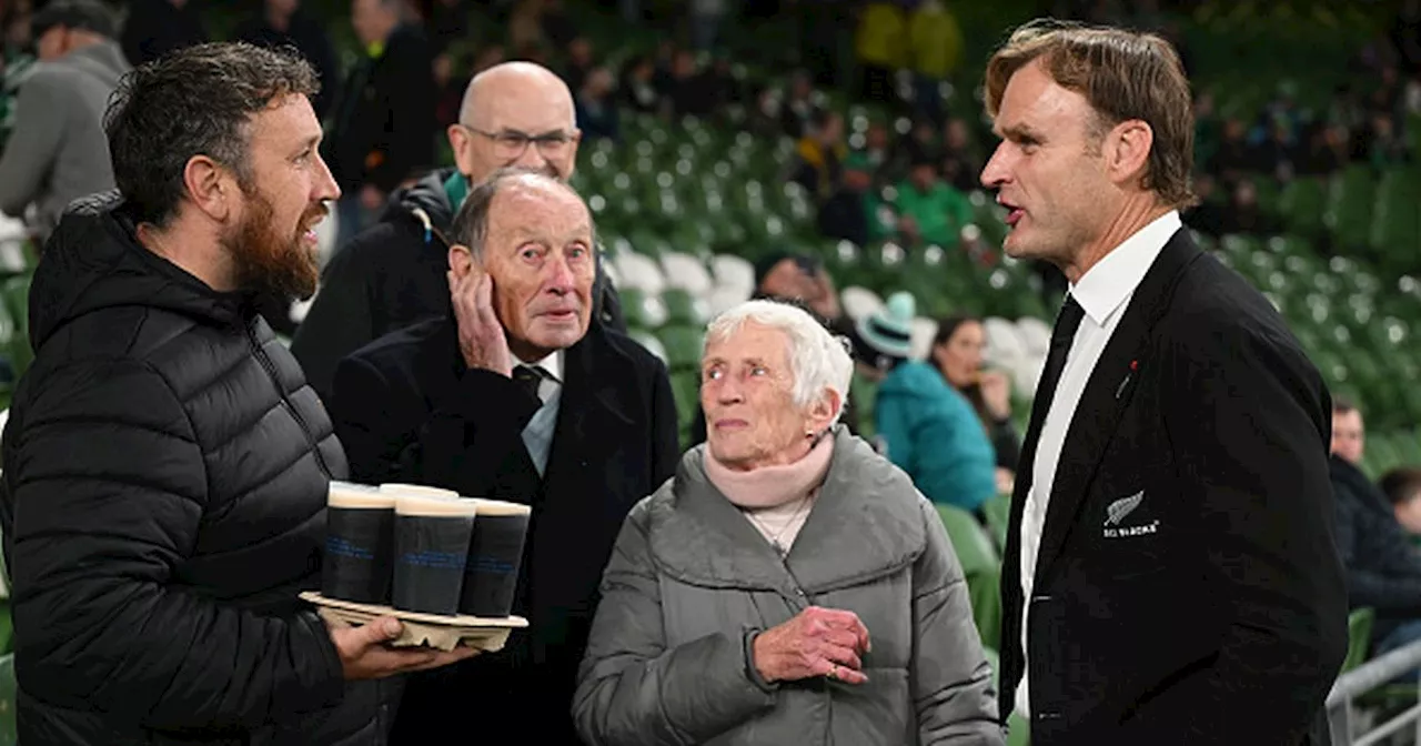 New Zealand boss enjoys emotional reunion with Irish family in Dublin