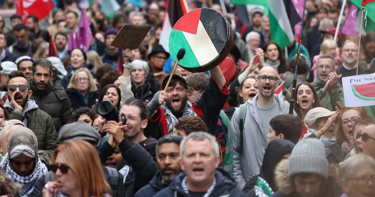 Pro-Palestine supporters and young voters urged to ‘choose wisely’ in election, march hears