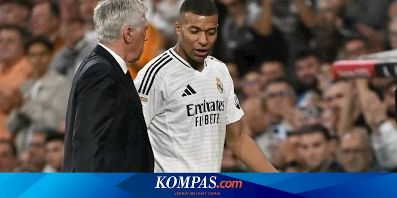 Ancelotti 'Muak' Apabila Mbappe dan Vinicius Kurang Berjuang di Lapangan