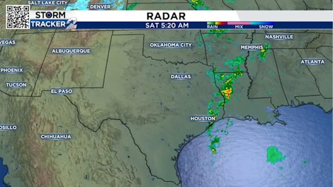 Houston has storm chances tonight with a cold front