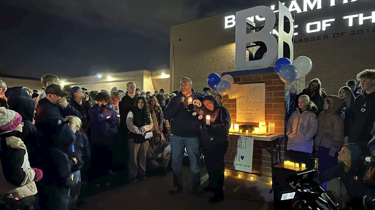 Students, loved ones gather to honor Bingham High student killed in house fire