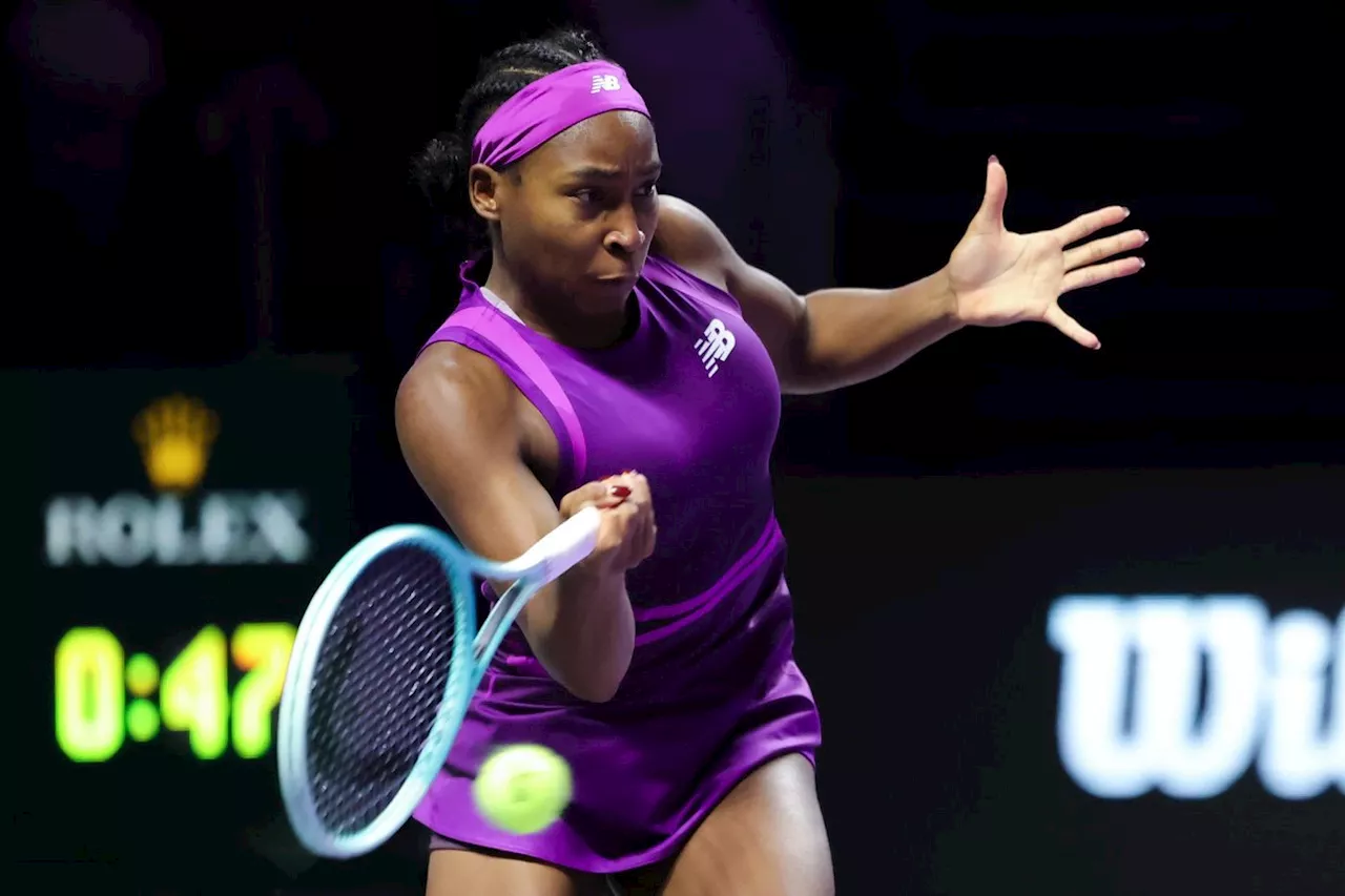 Tennis: Gauff et Zheng, le bal des débutantes en finale du Masters WTA