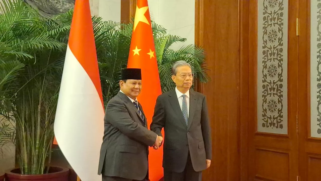 Prabowo Temui Pimpinan Kongres Rakyat China di Beijing: Ini Kunjungan Kenegaraan Pertama Saya