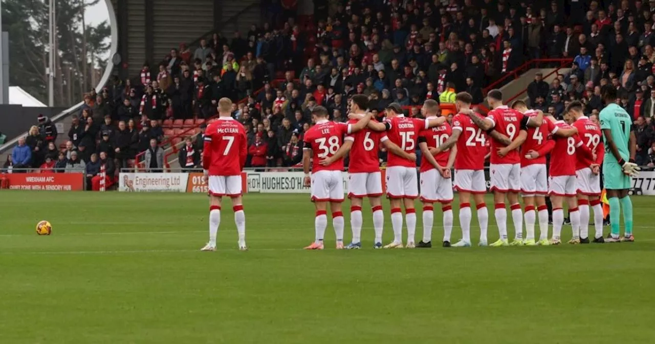 Wrexham's James McClean refuses to stand with teammates for Remembrance silence