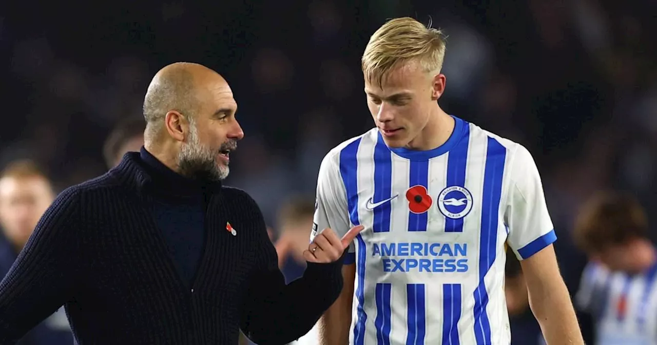 Pep Guardiola speaks out on Jan Paul van Hecke confrontation after Man City lose to Brighton