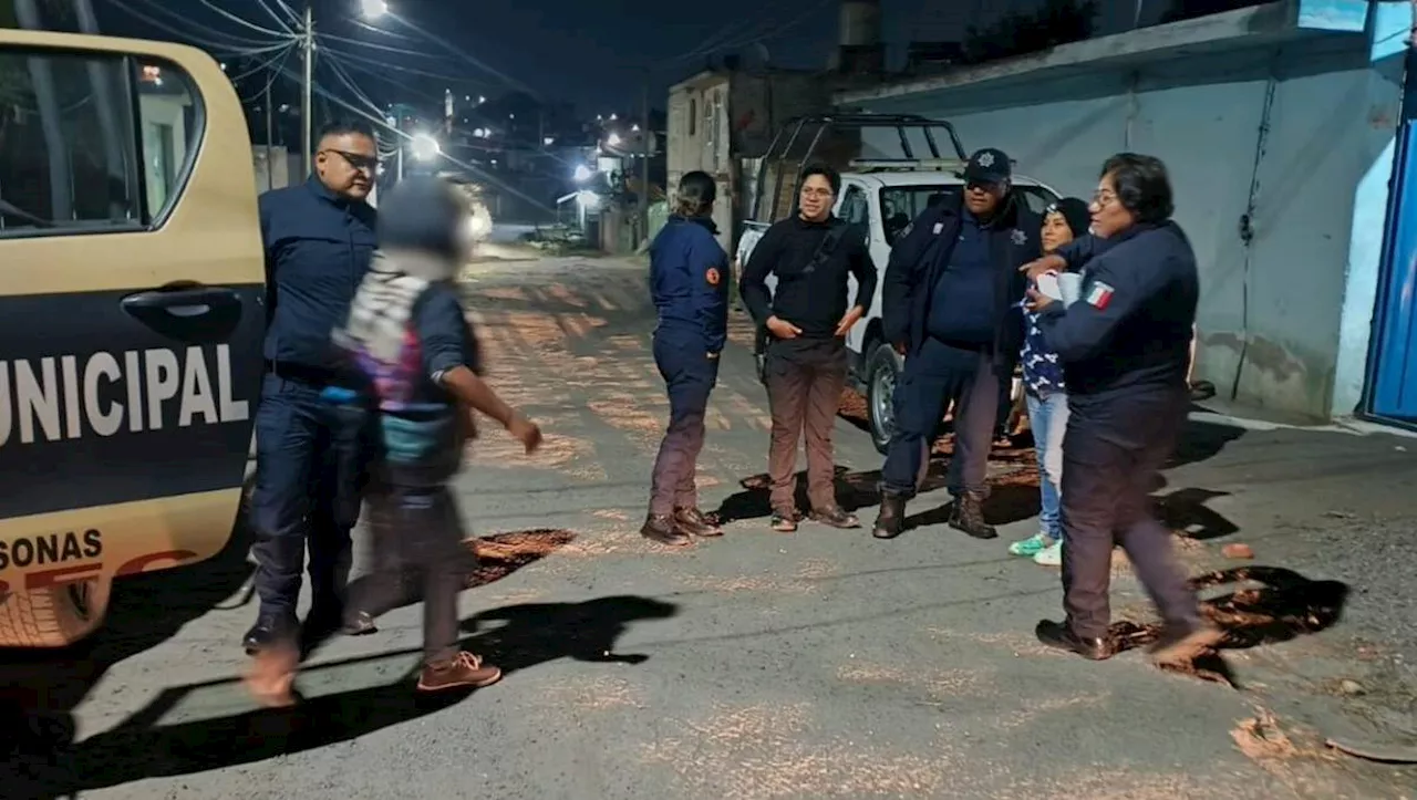 Rescatan a joven que deambulaba desorientada en Ecatepec