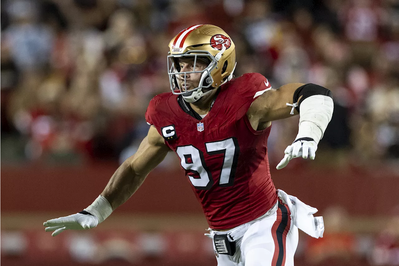 49ers' Nick Bosa Fined by NFL For Wearing MAGA Hat in Postgame Interview