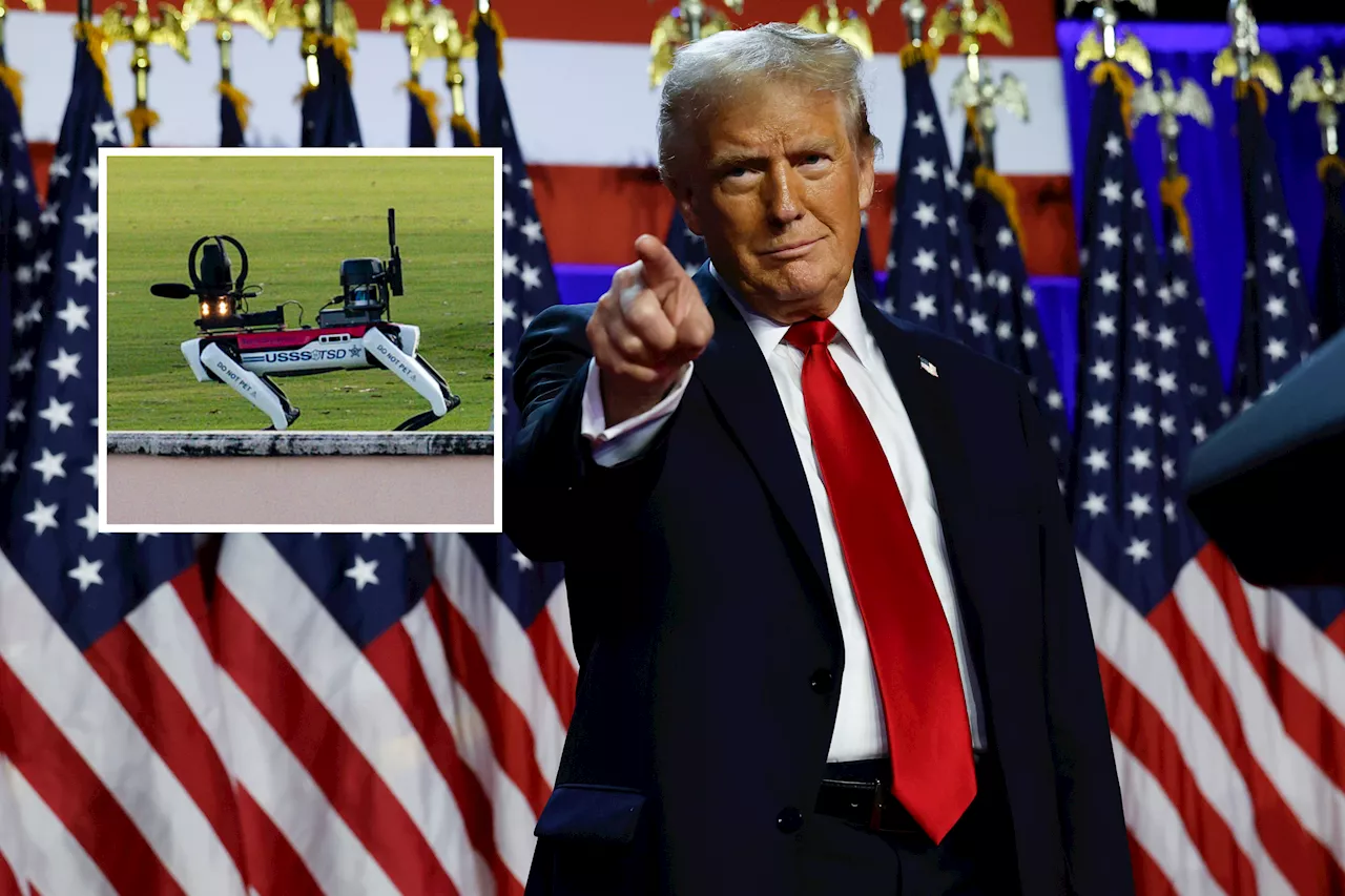 Robot Dogs Deployed to Guard Donald Trump After Assassination Plots