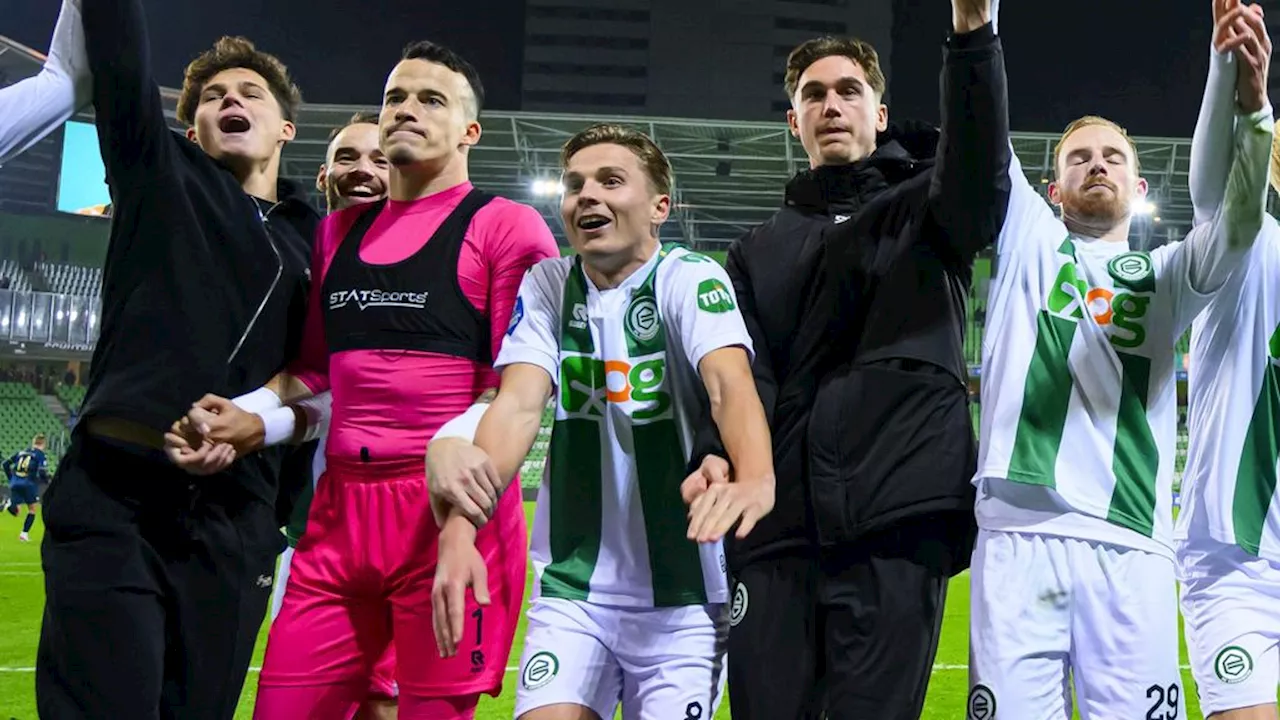 FC Groningen weet na 84 dagen weer wat winnen is en verpest Sparta-rentree Steijn