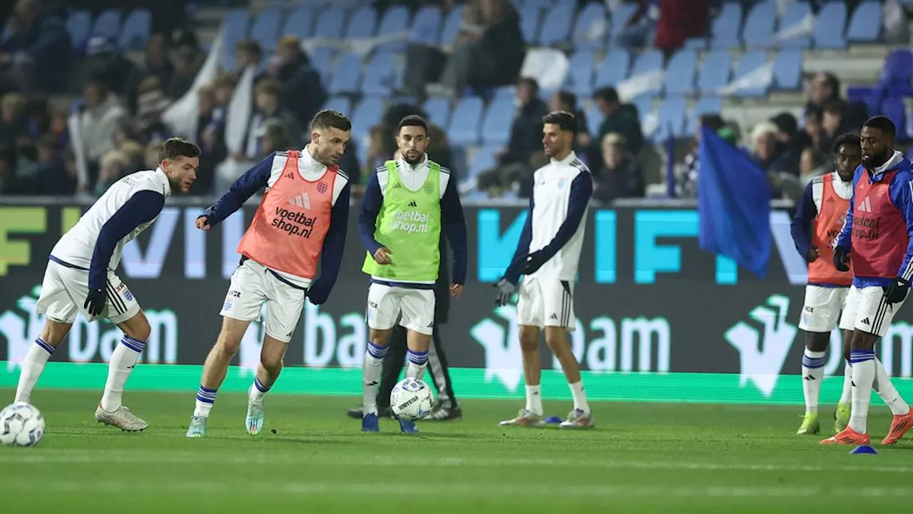 Namli en Halilovic aan de aftrap bij PEC-Fortuna • PSV vanavond tegen NAC