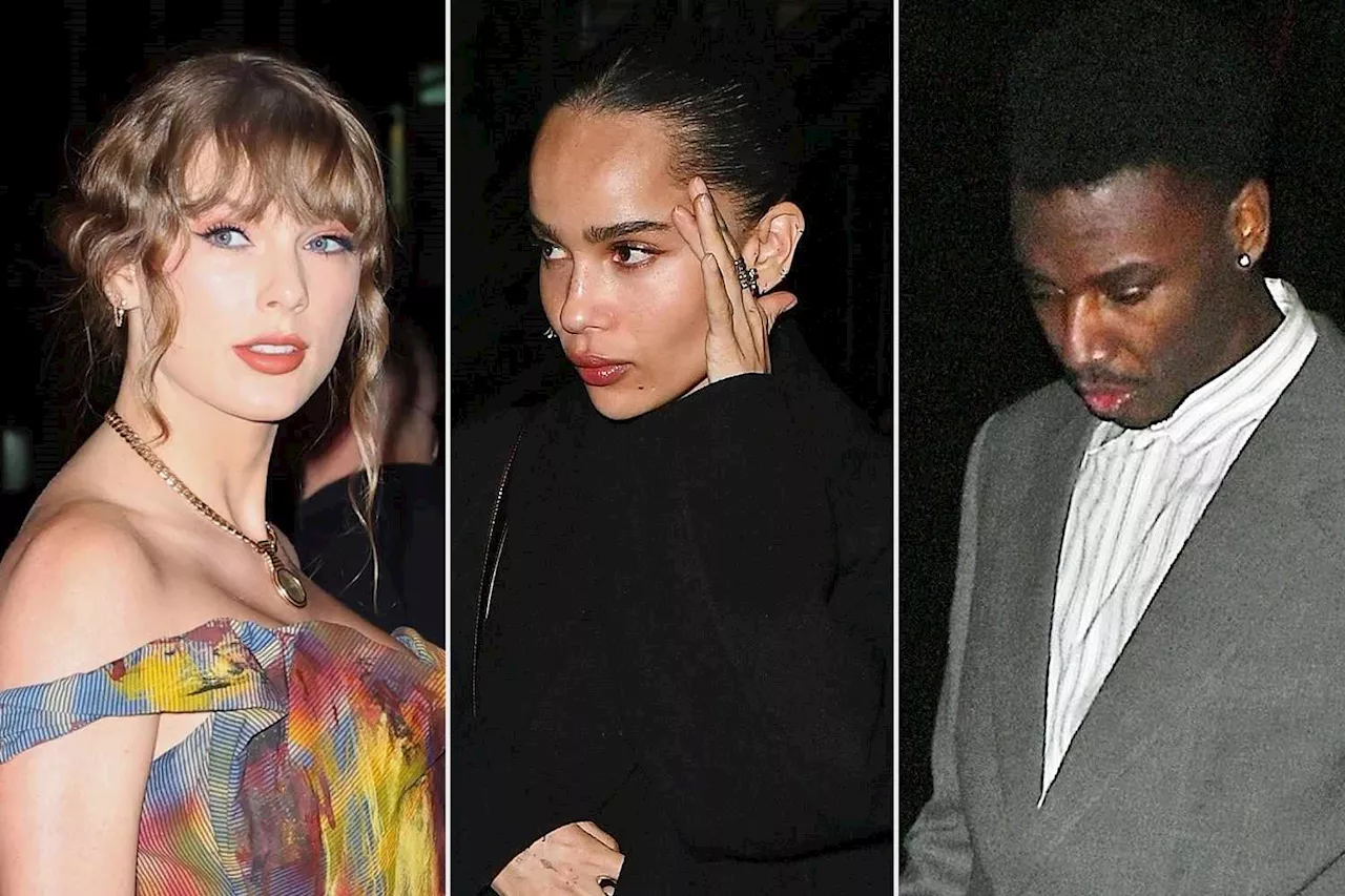 Taylor Swift Steps Out for Stylish N.Y.C Dinner with Zoë Kravitz and Comedian Jerrod Carmichael