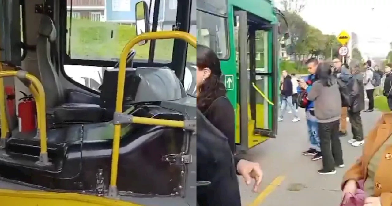 Video: conductor de rutas alimentadoras de TransMilenio habría renunciado a su trabajo en pleno trayecto