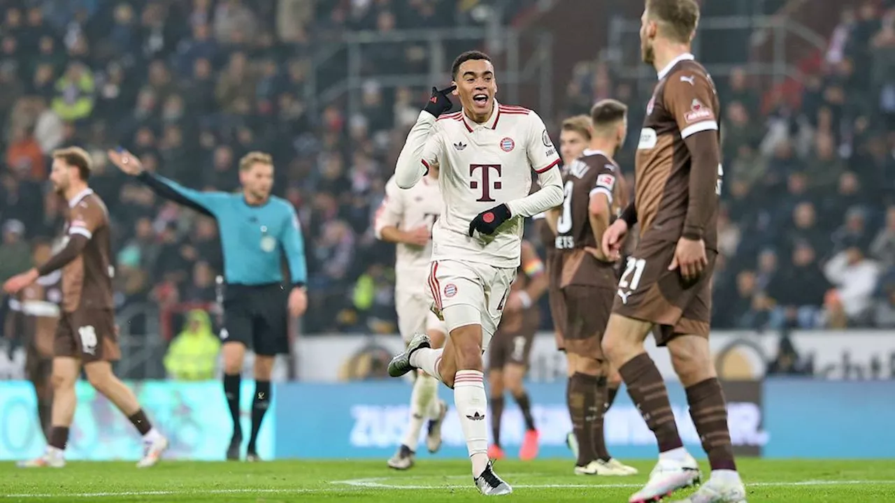 FC Bayern München: Noten beim Gastspiel auf St. Pauli - Musiala macht den Unterschied, Reservist enttäuscht