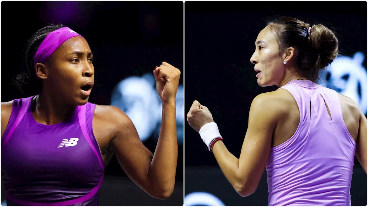 Gauff face à Zheng, le bal des débutantes en finale du Masters WTA