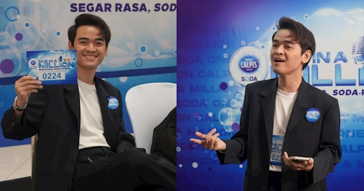 Khareez Tekad Lawan 'Anxiety', Buat Comeback Sertai Uji Bakat Calpis Soda OIAM Di Penang