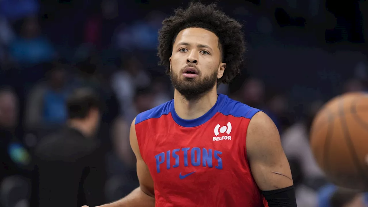 Pistons' Cade Cunningham Ties With Jokic, Harden in Key Stat vs Hawks