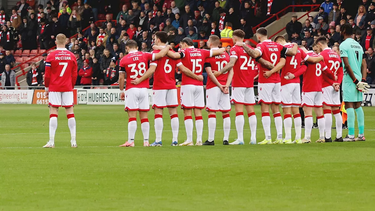 Wrexham player James McClean refuses to stand with teammates for Remembrance silence