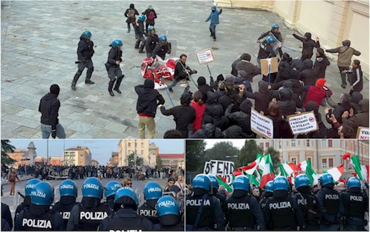 Bologna, scontri tra polizia e antagonisti: cercavano di raggiungere corteo CasaPound