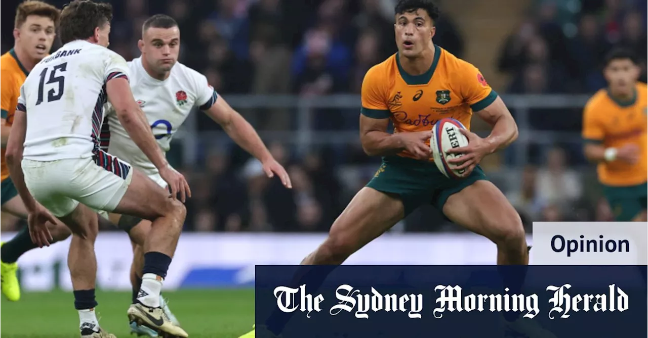 Suaalii stars in a match for the ages as Wallabies stun England