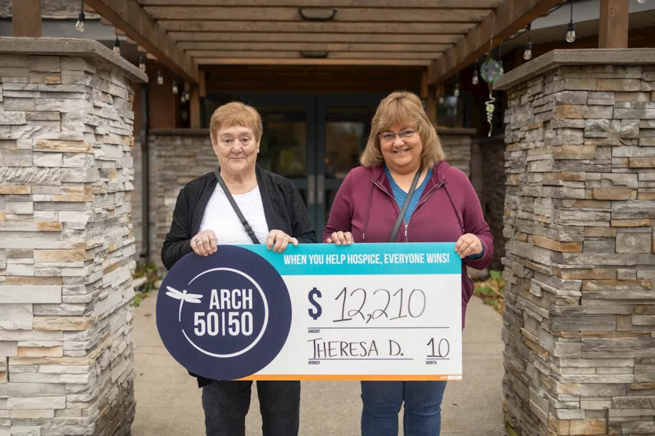 Long-time ARCH supporter wins October 50/50 draw