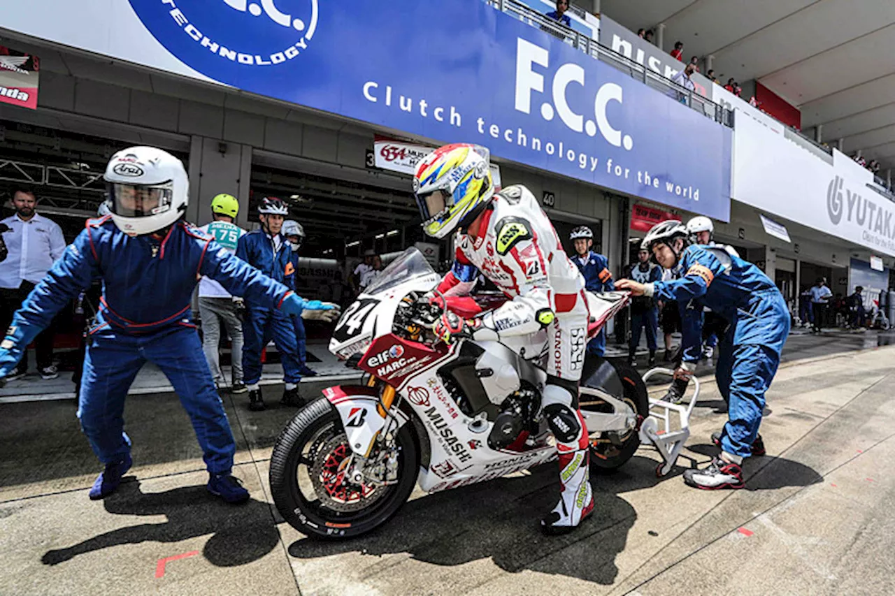 8h Suzuka: Vorzeitiges Aus für Domi Aegerter (Honda)